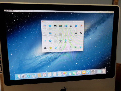 iMac Control Panel